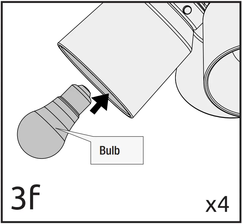 Hunter 52431 4 Lights Ceiling Fan - Complete 6