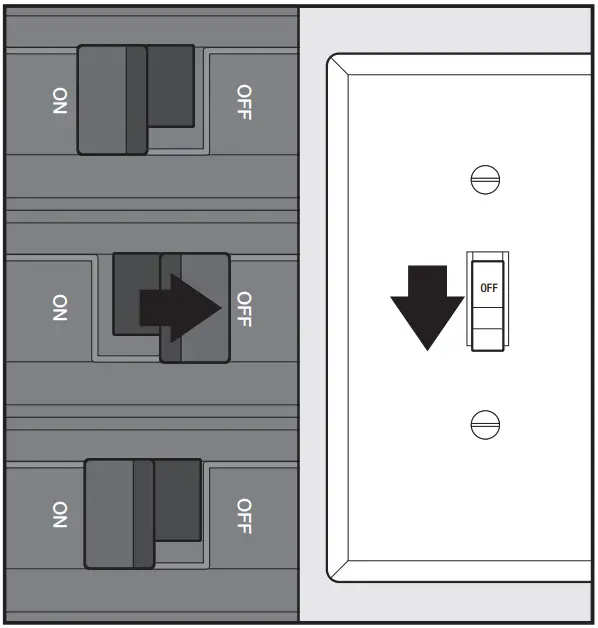 Hunter 52431 4 Lights Ceiling Fan - Installation 1
