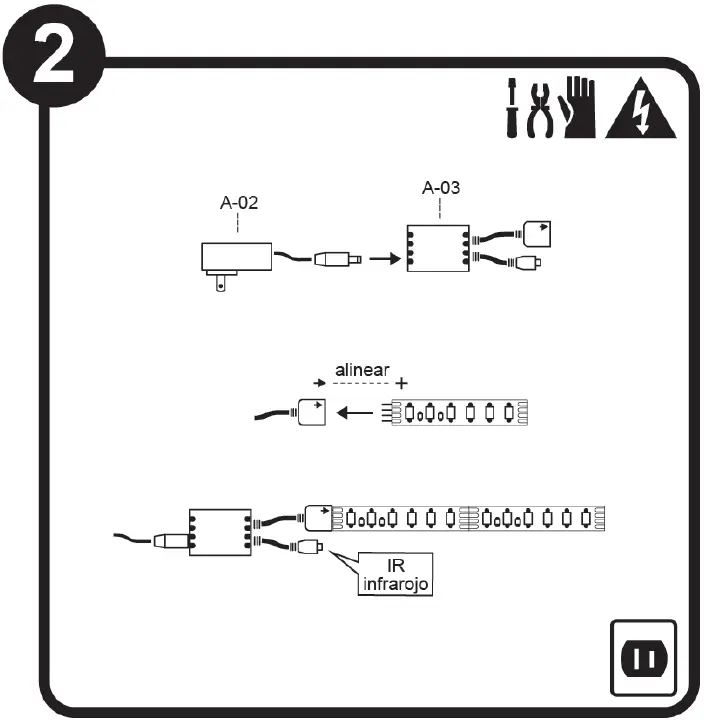 tecnolite 12TIRLEDCCTMVCTR5M LED Strip for Interior 4