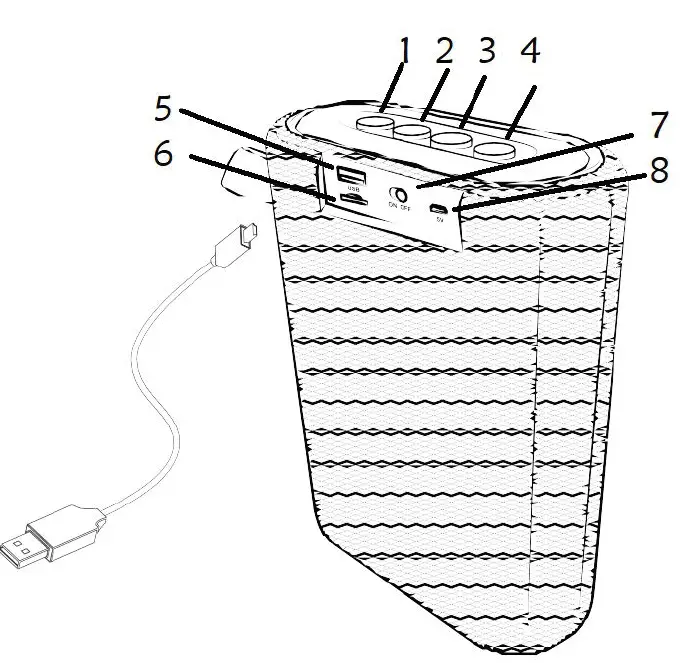 SENTRY INDUSTRIES SPBT9 Bluetooth Speaker-FIG-1
