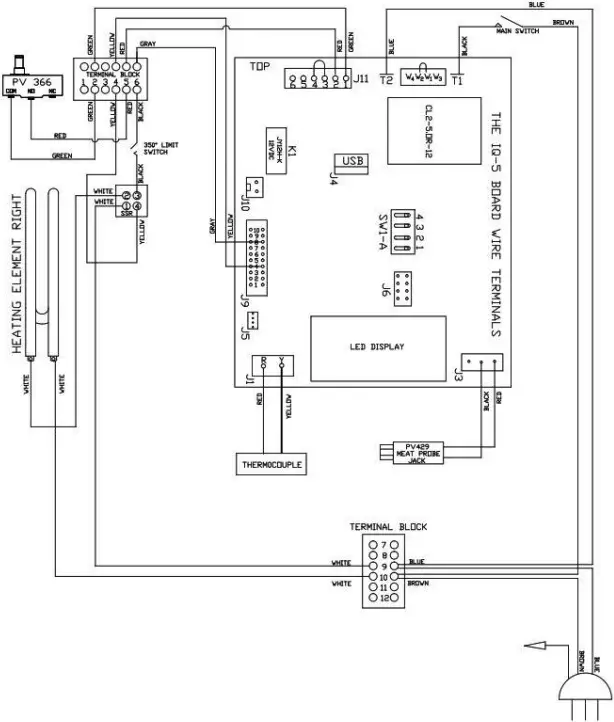 COOKSHACK SM160 - Wiring Diagram 2