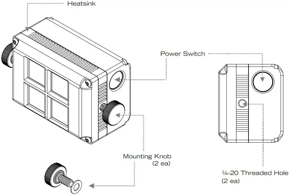 D100 PHOTOGRAPHY SCENE LIGHT HEAD