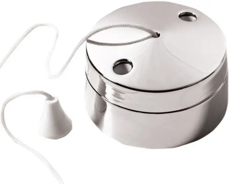 BG ELECTRICAL 802CH-01 Ceiling Pull Cord Switch 6A 2 Way Chrome