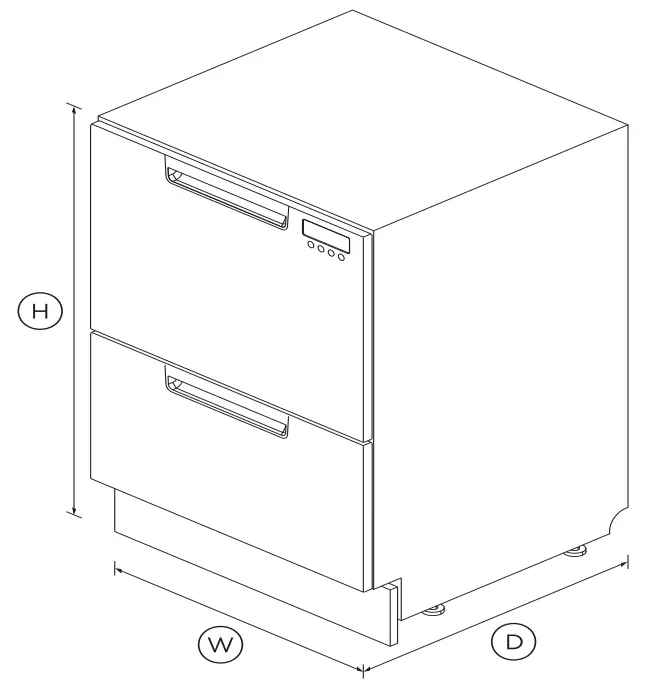 Fisher and Paykel DD24DCHTX9 N Double DishDrawer Dishwasher - overview