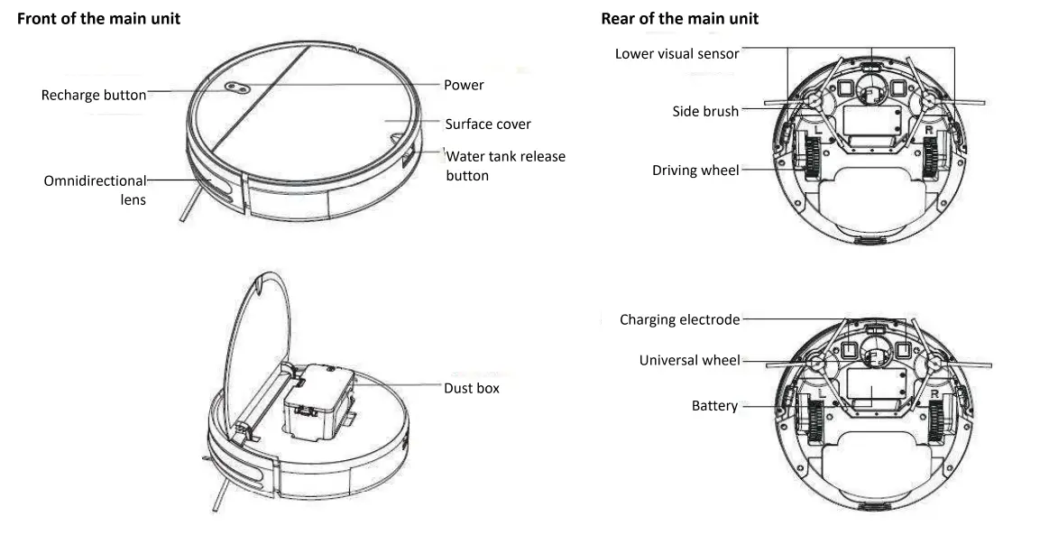 denver RVC-110 Robot Vacuum Cleaner - description