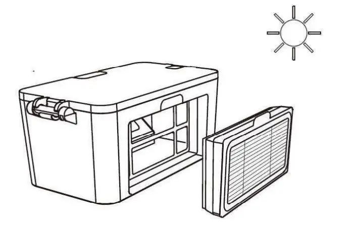denver RVC-110 Robot Vacuum Cleaner - filter