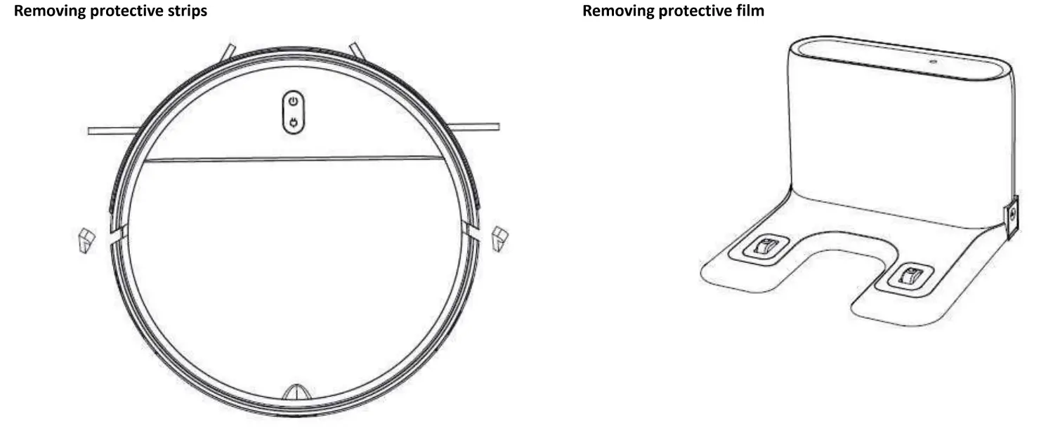 denver RVC-110 Robot Vacuum Cleaner - remove