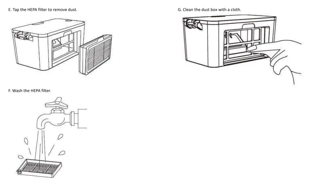 denver RVC-110 Robot Vacuum Cleaner - tap
