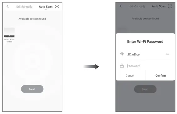 JIECANG Venetian Blind Wi-Fi Motor Use - App 2