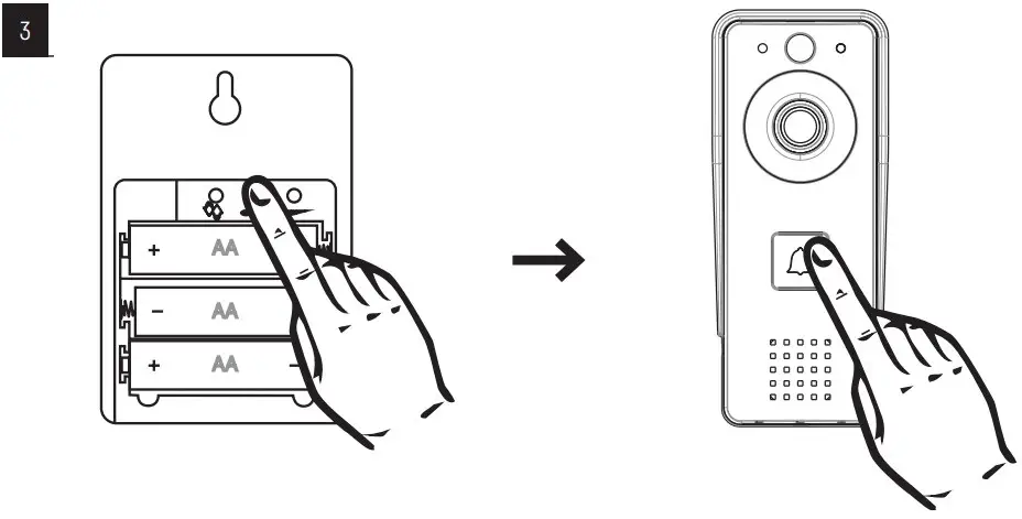 Pairing the wireless chime