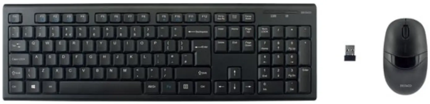 DELTACO TB-114-UK Wireless Keyboard and Mouse