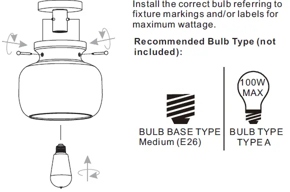QUOIZEL QFL5587BN and QFL5587MBK Light Flush Mount-fig-7