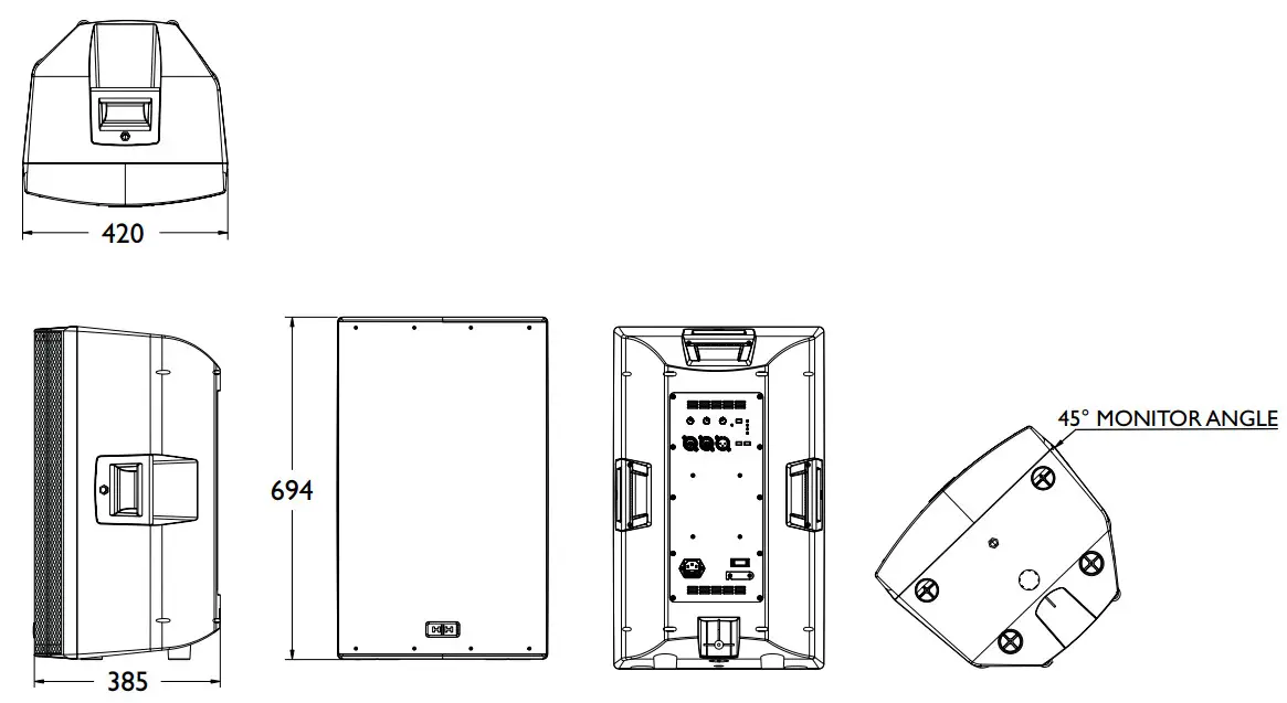 HH Electronics HPT-110 Active Loudspeakers - fig 16