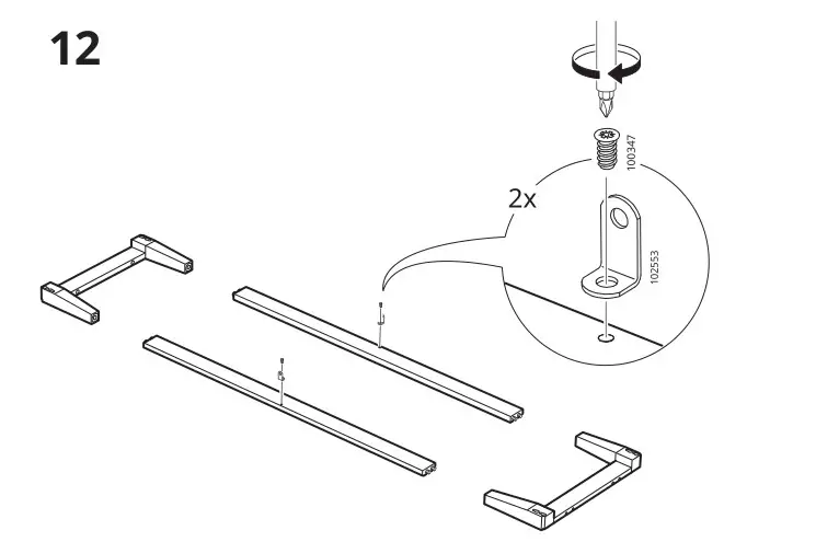 IKEA 804.588.20 IDANÄS Cabinet with bi-fold Doors - Installation 12