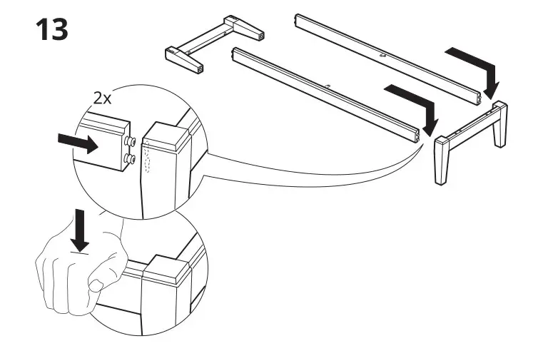 IKEA 804.588.20 IDANÄS Cabinet with bi-fold Doors - Installation 13