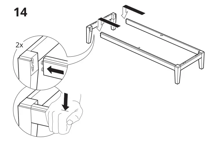 IKEA 804.588.20 IDANÄS Cabinet with bi-fold Doors - Installation 14