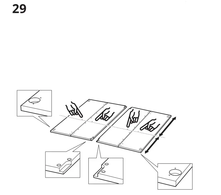 IKEA 804.588.20 IDANÄS Cabinet with bi-fold Doors - Installation 29