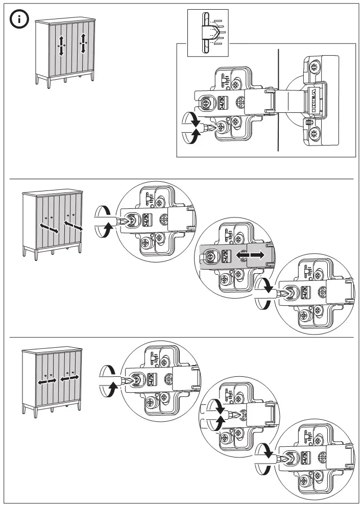IKEA 804.588.20 IDANÄS Cabinet with bi-fold Doors - Installation 38.2