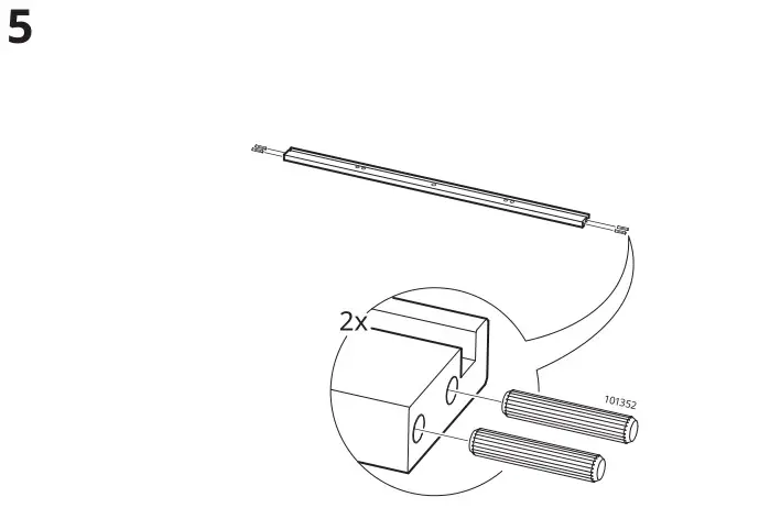 IKEA 804.588.20 IDANÄS Cabinet with bi-fold Doors - Installation 5