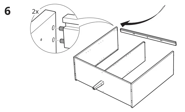 IKEA 804.588.20 IDANÄS Cabinet with bi-fold Doors - Installation 6