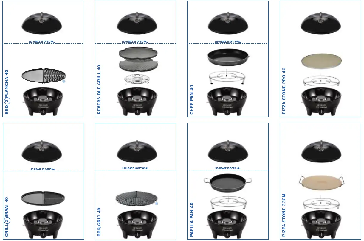 CADAC Citi Chef 40 Compact Gas Barbecue 1