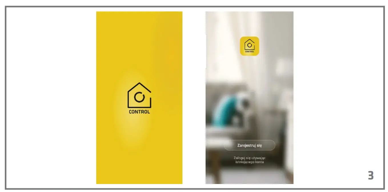 Register new user (see fig. 3 and 4)
