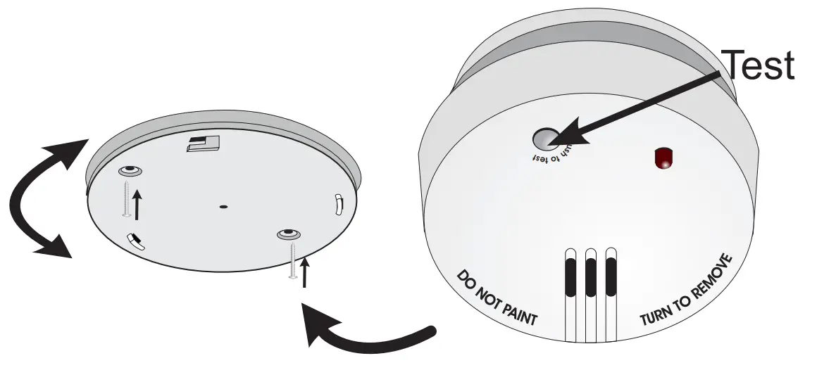 Alecto SA100 Smoke Detector  - rook of walm