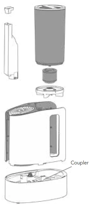 VORNADO UH100 Ultrasonic Whole Room Humidifier - CLEANING