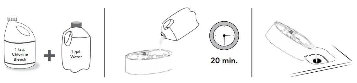 VORNADO UH100 Ultrasonic Whole Room Humidifier - CLEfANING