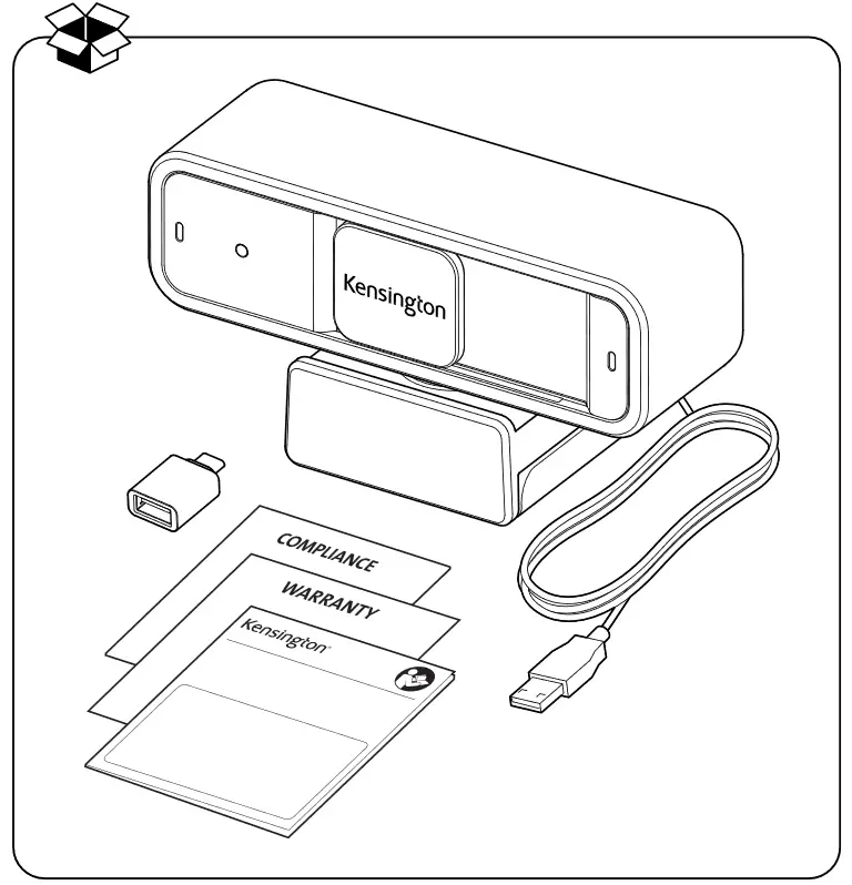 Kensington W2050 Pro 1080p Auto Focus Webcam - figure 1