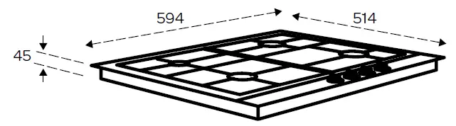 INVENTUM-IKG6023GRVS-Gas-Hob-fig-6
