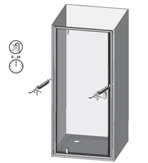 RAVAK NDOP1 80 Shower Door - assembly 13