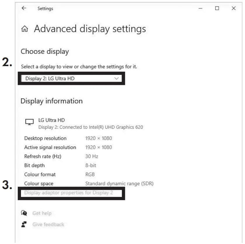 ICY BOX IB DK2116 C USB Type C Notebook Docking Station - Display adaptor properties