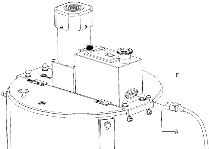 V I V O BEE-V004E Electric 4 to 8 Frame Stainless Steel Honey Extractor - fig 7