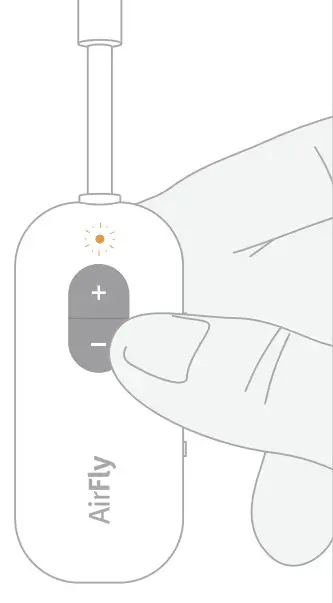 twelve south AirFly SE Bluetooth Transmitter Connects Wireless Headphones - pairing 7