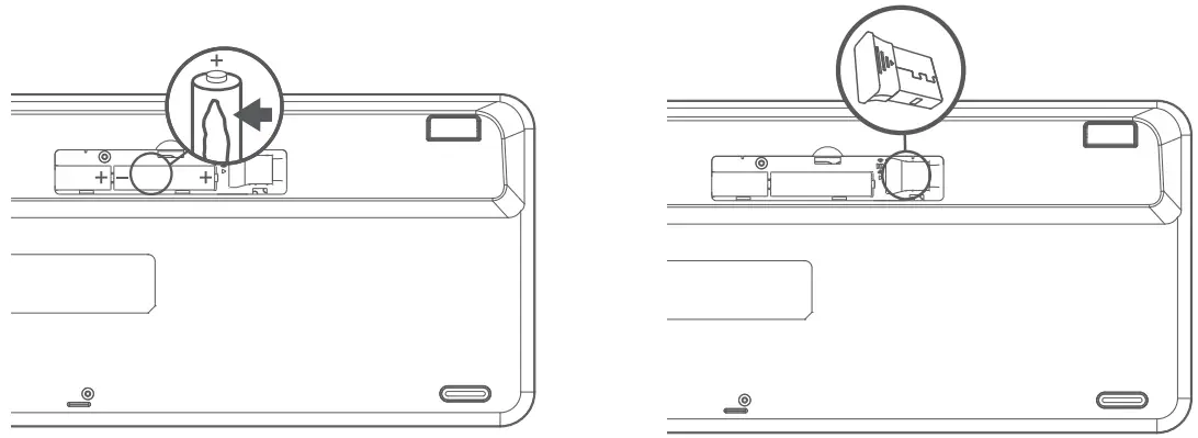 WALTON WMDK001WN Multi Device Keyboard - Figure 1