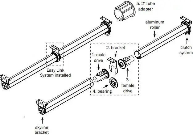 Rowley-Roller-Shade-Using-Skyline-Easy-Link-System-and-Clutch-FIG-1