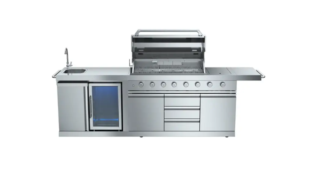 Mustang G611a-ok-xl Outdoor Fridge Faucet 4 Burner Instruction Manual