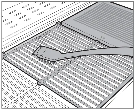 MUSTANG G611A OK XL Outdoor Fridge Faucet 4 Burner - fig18
