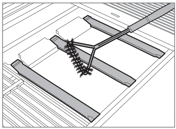 MUSTANG G611A OK XL Outdoor Fridge Faucet 4 Burner - fig19
