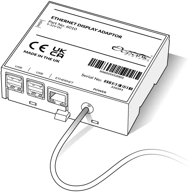 Oceanic SYSTEMS 6010 Ethernet to HDMI Adaptor A0
