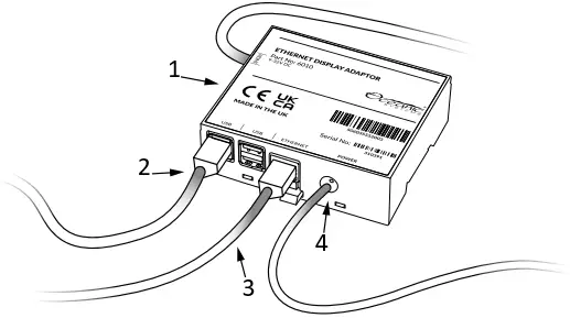Oceanic SYSTEMS 6010 Ethernet to HDMI Adaptor A3