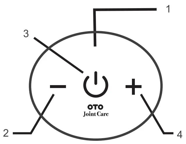 OTO JC-100 Joint Care - control panel