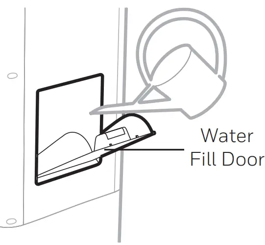 Water Fill Door