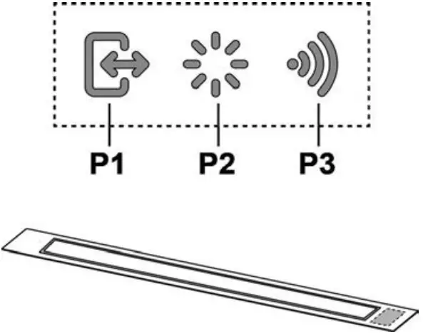elica Getup 90cm Downdraft Extractor - Control Display
