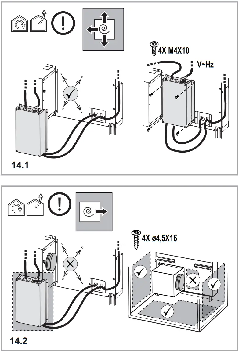 elica Getup 90cm Downdraft Extractor - Mounting 15