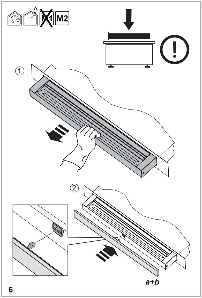 elica Getup 90cm Downdraft Extractor - Mounting 7