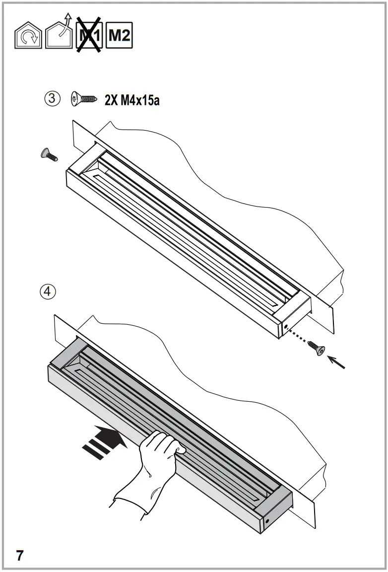 elica Getup 90cm Downdraft Extractor - Mounting 8