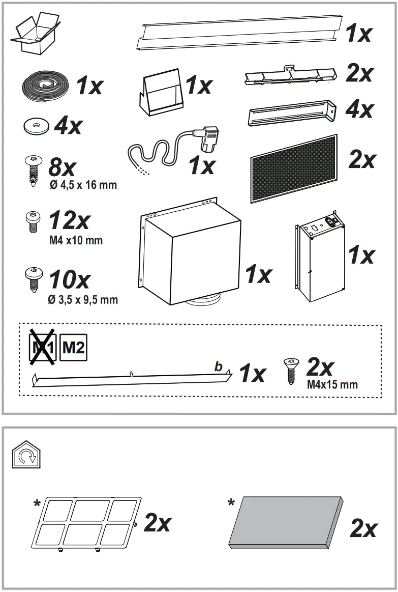 elica Getup 90cm Downdraft Extractor - Tools