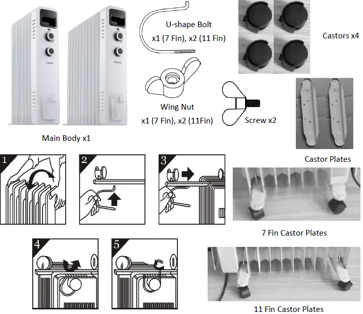 Goldair-GOC125-Slim-11-Fin-Oil-Column-Heater-fig-3